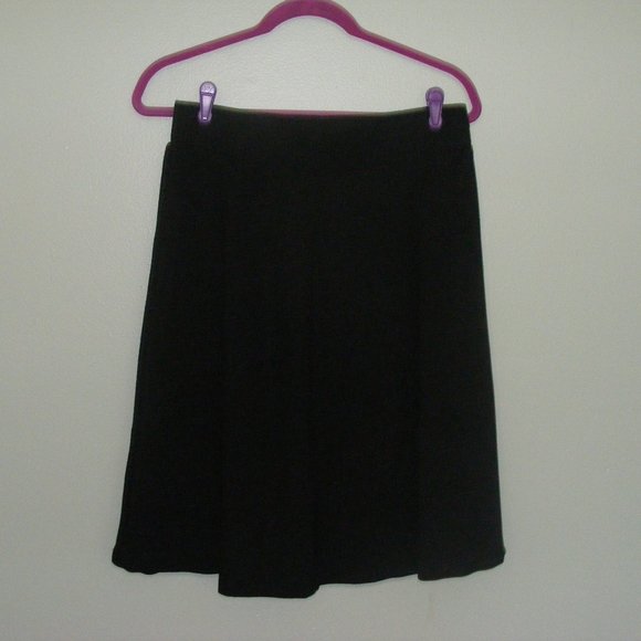 Black Flowy Skirt - Picture 1 of 6